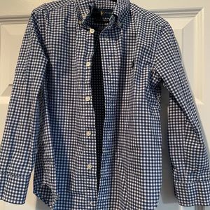 Boys size 5 button down Ralph Lauren shirt.